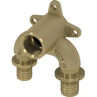 TECE TECEflex U-Doppelwandscheibe reduziert druckverlustop. 20xRp1/2"x16, Si-Bronze