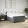 vidaXL Boxspringbett 160 x 200 cm Dunkelgrau