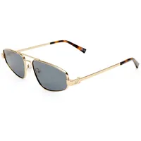 LE SPECS LSU2652336 TREASURE Damen-Sonnenbrille Vollrand Pilot Metall-Gestell, gold
