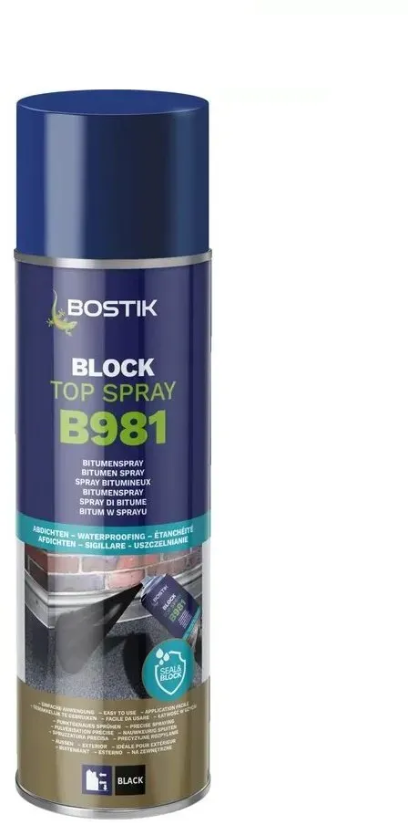 Bostik Block B981 Top Spray Bitumenspray 500ml Dose