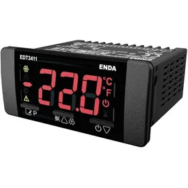 Enda EDT3411-230-08 Temperaturregler NTC -60 bis +150°C Relais 8A (B x H) 77mm x 35mm