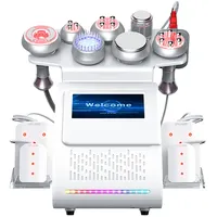 RF Vakuum Cellulite Fett Entfernung Maschine, Vakuum 80k Ultraschall Kavitation Maschine, 9 In 1 Körper Entfernung Fett Photorejuvenation EMS Gewichtsverlust Maschine Anti-falten Sculpting Schönheit