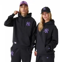 New Era Unisex Sweater mit Kapuze New Era League Essentials New York Yankees Schwarz - XL
