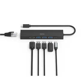 Hama USB-C Hub Multiport, USB-C 3.0 [Stecker] (200144)