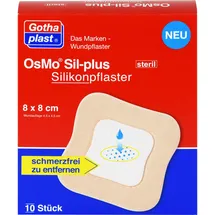 Gothaplast OsMo Sil-plus Silikonpflaster 8X8cm steril