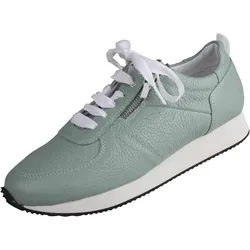 Sneaker LEI BY TESSAMINO "Nadja", Damen, Gr. 44, grün, Leder, sportlich, Schuhe, aus echtem Leder