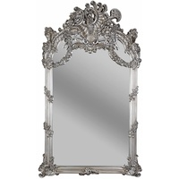 XXL Barock Spiegel Silber 130x240cm Ganzkörperspiegel Standspiegel Wandspiegel