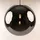 s.luce Orb 1-flg. Ø 50 cm rund schwarz/rauch