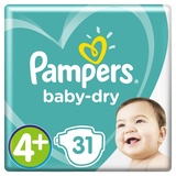 Pampers Baby-Dry Größe 4+, 1er Pack (1 x 31 Stück)