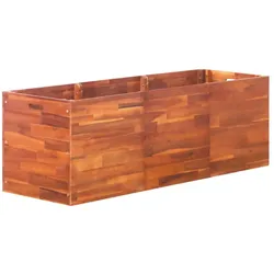 vidaXL Garten-Hochbeet Akazienholz 150x50x50 cm
