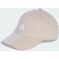 Adidas 3-Streifen New Logo Baseball Kappe beige|WEISS S