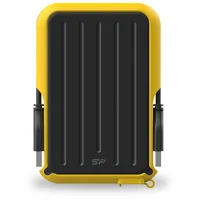 Silicon Power Armor A66 Externe Festplatte Schwarz, Gelb