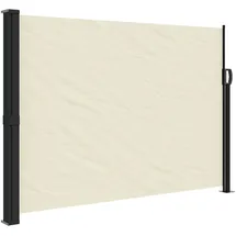 furnicato Seitenmarkise 140 x 300 cm Creme Polyester