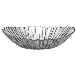 Pasabahce 10611 Aurora Tafelaufsatz Glas, Oval, 33 x 26 cm Salatschale Obstschüssel Schüssel Schale