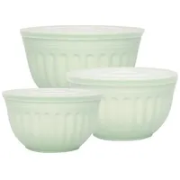 GREENGATE Schüssel 3er Set Alice Pale Green Grün mit