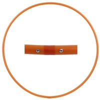 Hoopomania Hula-Hoop-Reifen Hula Hoop Rohling, HDPE-20mm, ORANGE, Durchmesser 60cm orange Ø 60 cm
