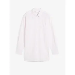 bonprix Gestreifte Hemd-Bluse, beige, 48, mit Baumwolle