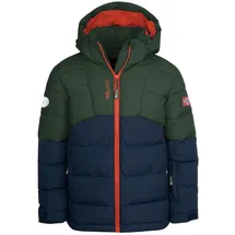 TROLLKIDS Gryllefjord Daunenjacke Forest Green 110