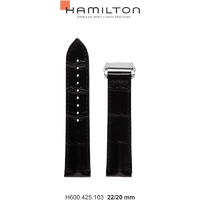 Hamilton Leder Jazzmaster Band-set Leder-schwarz-22/20 H690.425.103 - schwarz