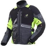 Rukka Offlane Motorrad Textiljacke, grau-gelb, 50