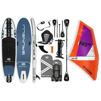 Brunelli 10.8 Windsurf iSUP Board aufblasbar Stand Up Paddle iRIG M Segel Set