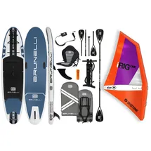 Brunelli 10.8 Windsurf iSUP Board aufblasbar Stand Up Paddle iRIG M Segel Set