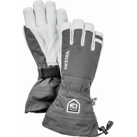 Hestra Army Leather Heli Ski Handschuhe Herren Skihandschuhe (Grau 12 D) Alpinhandschuhe