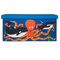 Wiesen.design Spielzeugtruhe MEER 54L (1 Stück) -belastbar bis 150