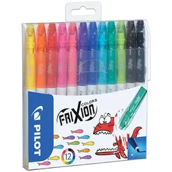 PILOT Faserschreiber FRIXION Colors radierbar 12er-Set