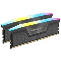 Corsair Vengeance RGB DDR5 RAM 64GB (2x32GB) 5200MHz CL40 Intel XMP 3.0 Desktop-Arbeitsspeicher – Schwarz (CMH64GX5M2B5200C40)