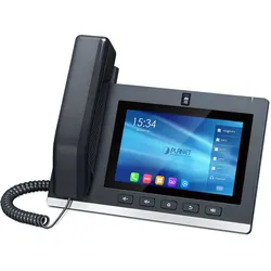 Planet High Definition 7" Touch, IP-Konferenztelefon, Tasten, Berührung, Schwarz