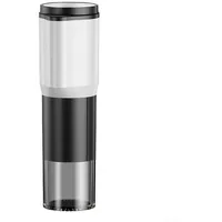 Elektrische Kaffeemühle Tragbar USB Aufladbar Einstellbares Kegelmahlwerk Transparente Kammern Abnehmbare Teile Für Küche Reise Camping(A)