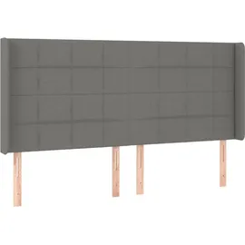 vidaXL Boxspringbett 180 x 200 cm Grau