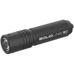 LedLenser Solidline Taschenlampe ST1, inkl. Batteriesatz und Schlüsselring, 502207