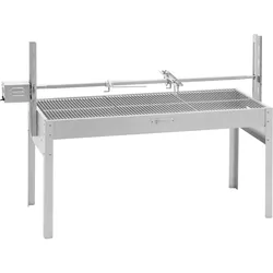 Royal Catering Spanferkelgrill - mit Motor - 40 kg - Länge Grillspieß: 127 cm - Edelstahl RCSG-70P