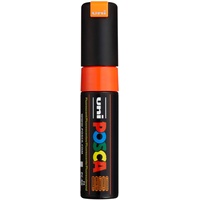 uni-ball 182676 - POSCA Marker mit breiter Keilspitze, neon orange