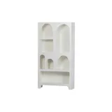 Woood Standregal 95 x 32 x 180 cm Weiß