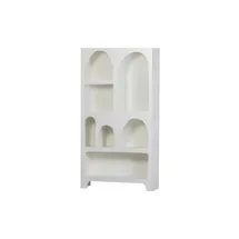 Woood Standregal 95 x 32 x 180 cm Weiß