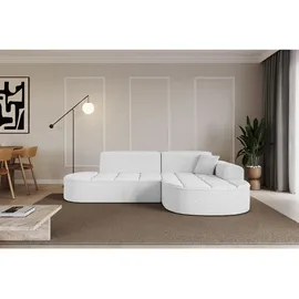 altdecor Ecksofa Ottomane Rechts TARO-L1 - 243x171x79,5 cm Weiß