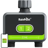 RAINPOINT 2-Zonen Bewässerungssteuerung mit App One Size grün/grau