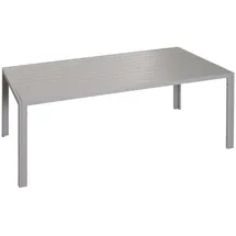 MCW MCW-N40 Gartentisch 180 x 80 x 73 cm Hellgrau