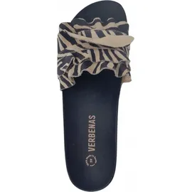 Verbenas Rocio Serraje Volante Zeb Pantolette Schwarz - 37 EU