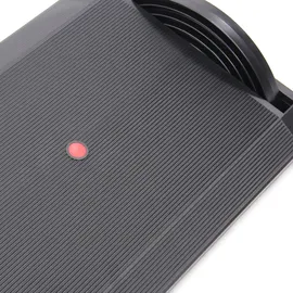 HJH Office Fußablage PODI I Kunststoff schwarz