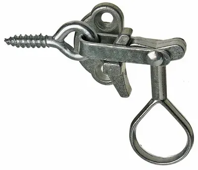Dänischer Ankettel mit Konsole symmetrisch hell verzinkt (mit Ringschraube)