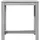 vidaXL Bartisch 102 x 50 x 103,5 cm Grau