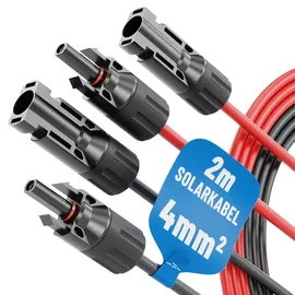 Absina Solarkabel-Set MC4 4mm2 2m