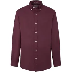 Pepe Jeans für Herren. PM308728 Manley Hemd kastanienbraun (XL), Lässig, Baumwolle, Langarm