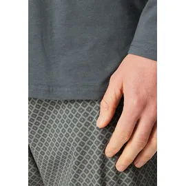 SCHIESSER Schlafanzug Comfort Essentials grau S (48)