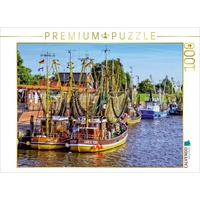 Calvendo Die größte Krabbenkutterflotte Ostfrieslands Puzzle