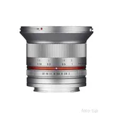 Samyang 12 mm F2,0 NCS CS Sony E silber